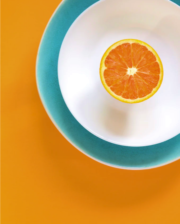 orange-plate